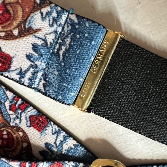 Vintage The Night Before Christmas Men's Suspenders Suspender Belt Germany - Picture 6 of 6